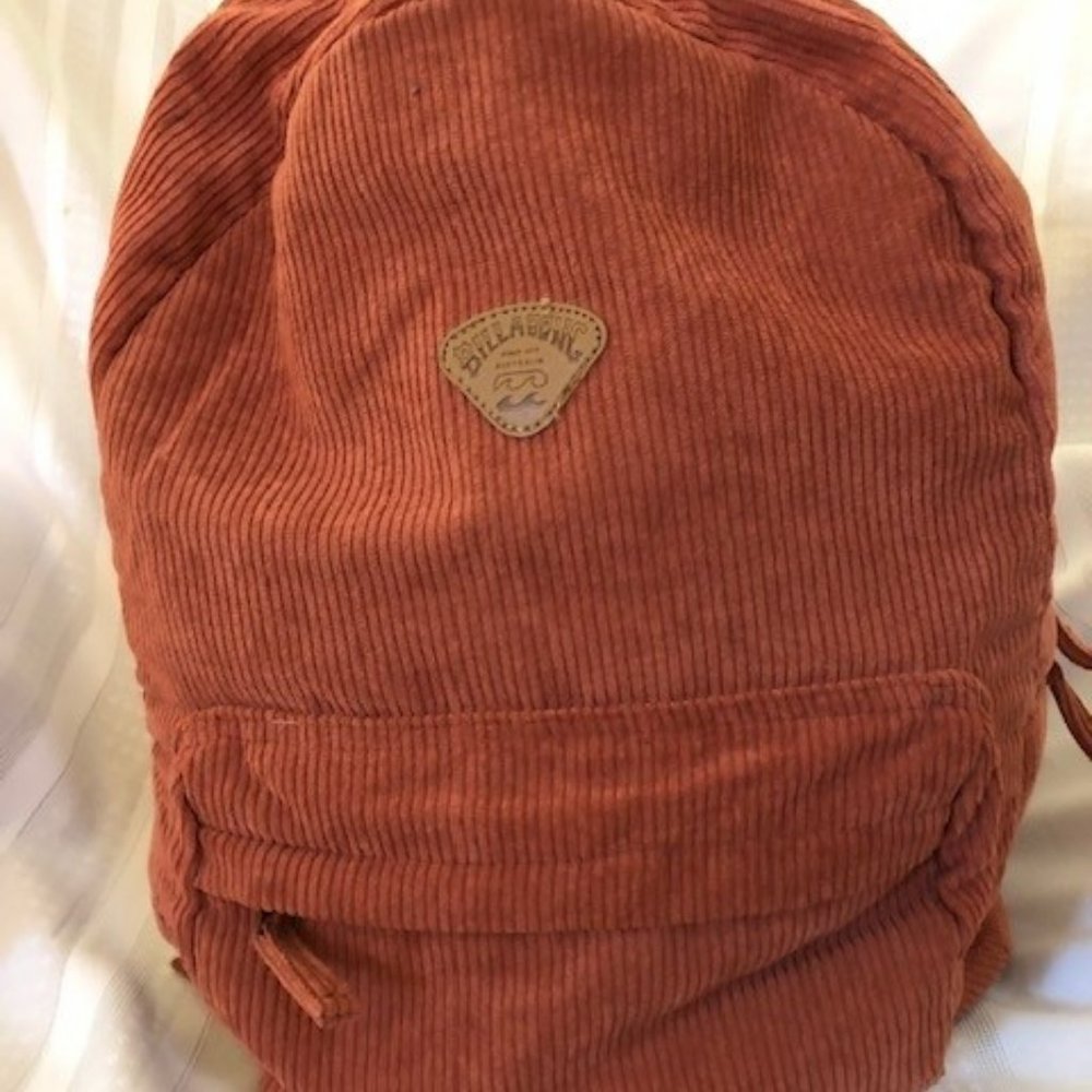 Billabong Schools Out Cordoroy Backpack in rose